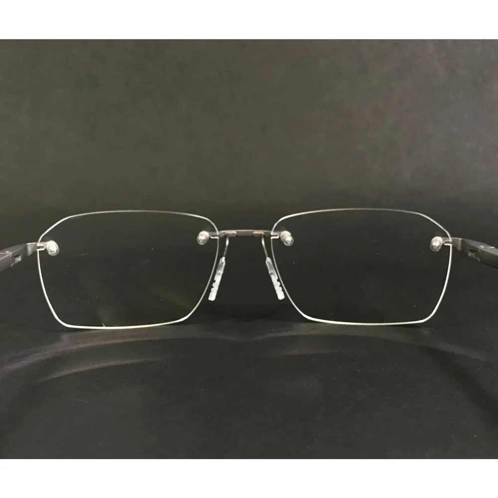 McLaren Eyeglasses Frames ML MS-85O09 C03 Brown Gray Rimless Rectangle 55-17-145